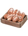 Caja de madera con pan cm 4x3x1,5 h