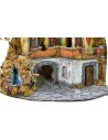 Nativity scene with lights and working waterfall cm 86x60x92 h
