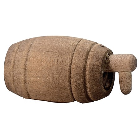 Botte in legno con rubinetto cm 4,1X2 ø Mondo Presepi