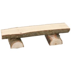 Banco de troncos cm 7,5x2,4x1,5 h Mundo Pesebre