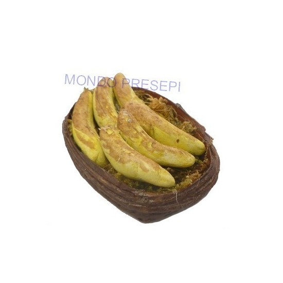 Cesta con plátanos - D404 Mundo Belenes