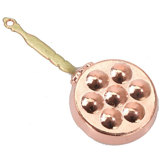 Copper pan with handle ø 2.8 cm