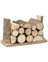Legna accatastata cm 6x2,5x3,5 h. Mondo Presepi