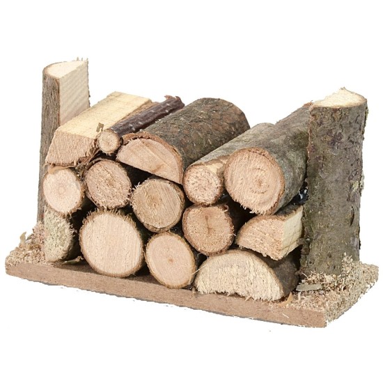 Stacked wood cm 6x2.5x3.5 h.