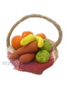 Basket ø cm 3 with mixed fruit