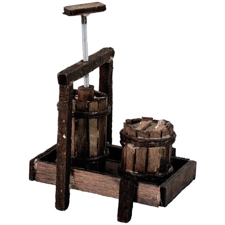 Torchietto in legno per formaggio cm 7,3x5,4x10 h Mondo Presepi