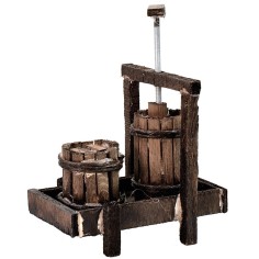 Torchietto in legno per formaggio cm 7,3x5,4x10 h Mondo Presepi