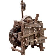 Wooden grinding wheel cm 5,5x8,3x11 h