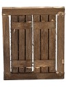 Ventana de madera con hojas abatibles de 4,8x0,5x5,8 cm h