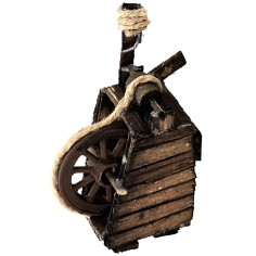 Mola da arrotino in legno cm 3,3x4,6x7,3 h Mondo Presepi