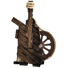 Molinillo de afilador en madera cm 3,3x4,6x7,3 h Mondo Presepi 2