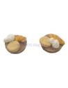 Set of 2 cutting boards with bread and cheese - D410