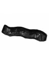 Arroyo de PVC negro para belén hecho a mano de 8x33x4 cm h