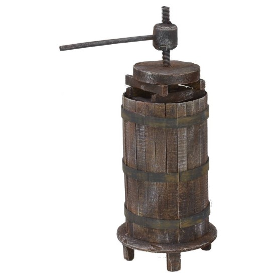 Prensa de madera de 3,3 cm Ø x 11 h para estatuas de 10-12 cm Mundo.