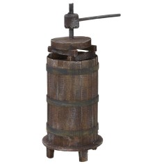 Prensa de madera de 3,3 cm Ø x 11 h para estatuas de 10-12 cm 2