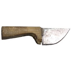 Cuchillo de metal con mango envejecido 2,4 cm Mundo Pesebre