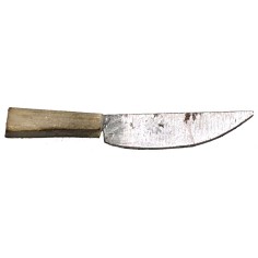 Cuchillo de metal con mango envejecido 3,2 cm Mundo Pesebres