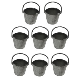 Conjunto de 8 cubos de metal de 2 cm