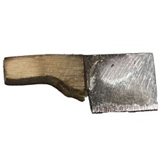 Ascia in metallo con manico anticato 1,9 cm Mondo Presepi