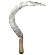 Metal sickle with antique handle 5.5 cm