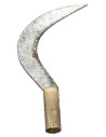Hoz de metal con mango envejecido de 4,8 cm