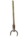 Horca de metal con mango envejecido de 4,8 cm
