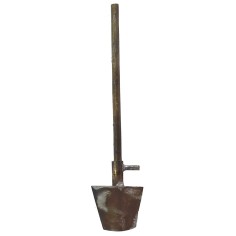 Metal spade with antiqued handle 6.4 cm
