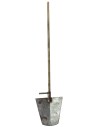 Pala de metal con mango envejecido de 19 cm