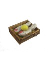 White fish box 4x2,5x1,4 cm