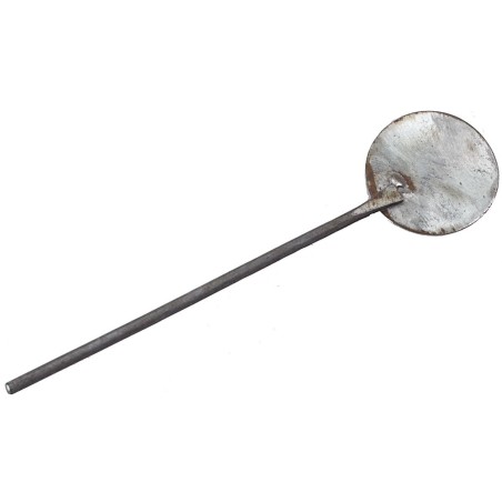 Aged metal pizza shovel 22.5 cm