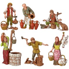 Set 6 mestieri 10 cm Landi Moranduzzo