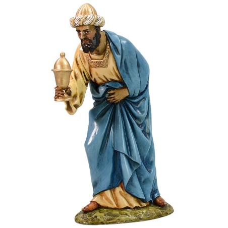 Tre Re Magi in resina Landi Moranduzzo 18 cm Mondo Presepi
