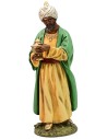 Tres Reyes Magos en resina Landi Moranduzzo 18 cm Mundo Belenes