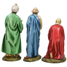 Tre Re Magi in resina Landi Moranduzzo 18 cm Mondo Presepi 2
