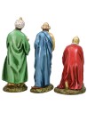Tres Reyes Magos en resina Landi Moranduzzo 18 cm Mundo Belenes