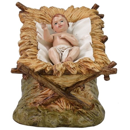 Nativity 3 subjects in resin Landi Moranduzzo 18 cm