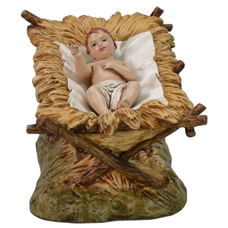 Natividad 3 figuras en resina Landi Moranduzzo 18 cm