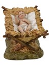 Natividad 3 figuras en resina Landi Moranduzzo 18 cm