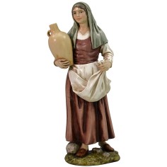 Mujer oriental con ánfora en resina Landi Moranduzzo 18 cm