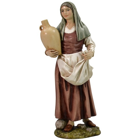 Mujer oriental con ánfora en resina Landi Moranduzzo 18 cm