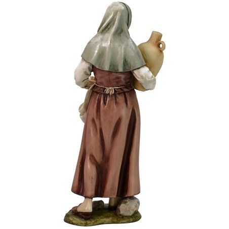 Oriental woman with resin amphora Landi Moranduzzo 18 cm