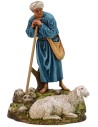 Guardian with sheep in resin Landi Moranduzzo 18 cm