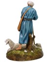 Guardian with sheep in resin Landi Moranduzzo 18 cm