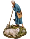 Guardian with sheep in resin Landi Moranduzzo 18 cm