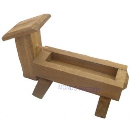 Fuente abrevadero de madera