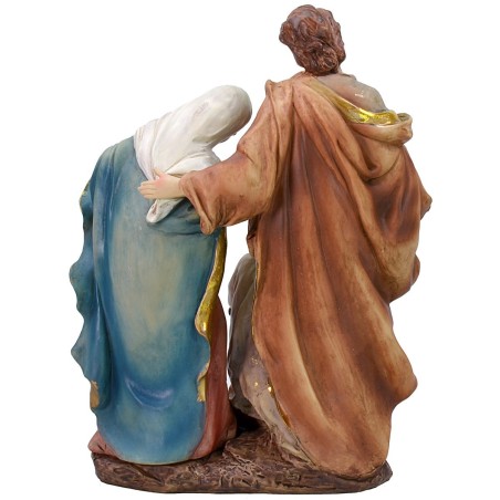 Sacra Famiglia in resina cm 13x9x21 h cm Mondo Presepi