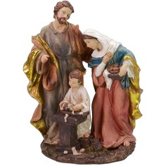 Sacra Famiglia in resina cm 13x9x21 h cm Mondo Presepi 2