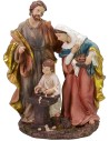 Holy Family in resin cm 13x9x21 h cm