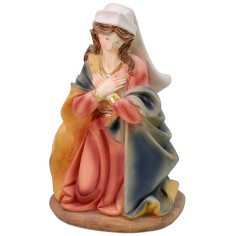 Madonna inginocchiata in resina cm 30 2