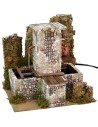 Fountain with column with two taps cm 24x21.5x22.5 h